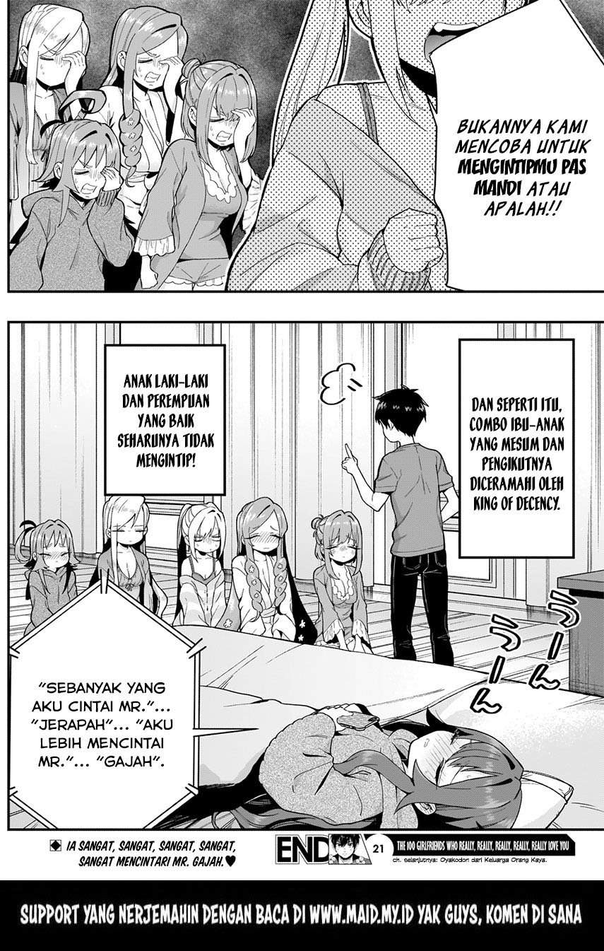 Kimi no Koto ga Dai Dai Dai Dai Daisuki na 100-ri no Kanojo chapter 21